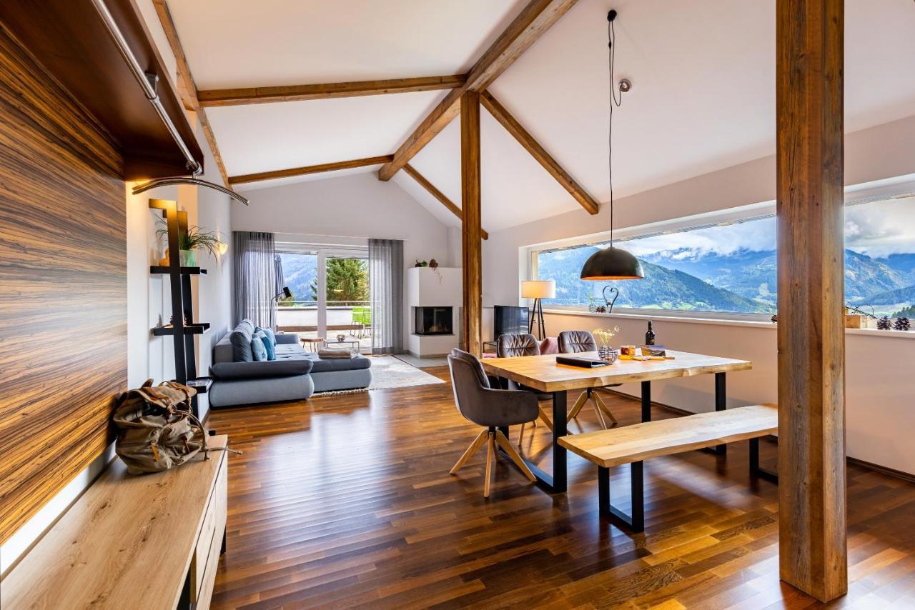 Der Sonnberg Alpinlodges - Apartments Mit Seeblick, Privater Sauna Und Self Check-In Целль-ам-Зе Экстерьер фото